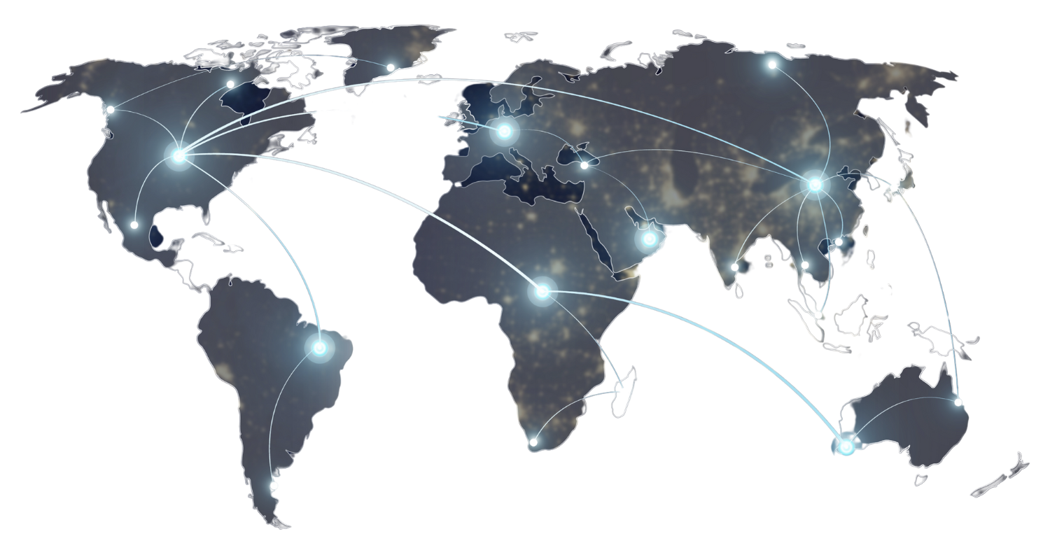 in rete a livello internazionale